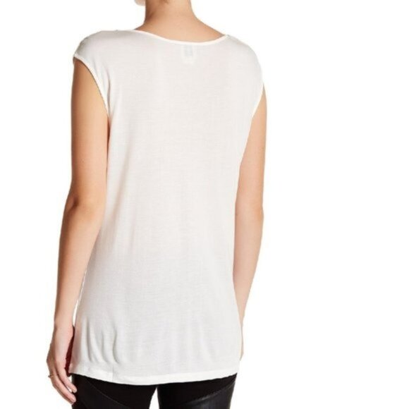 Haute Hippie Cap Sleeve Floral Tee - Picture 2 of 5